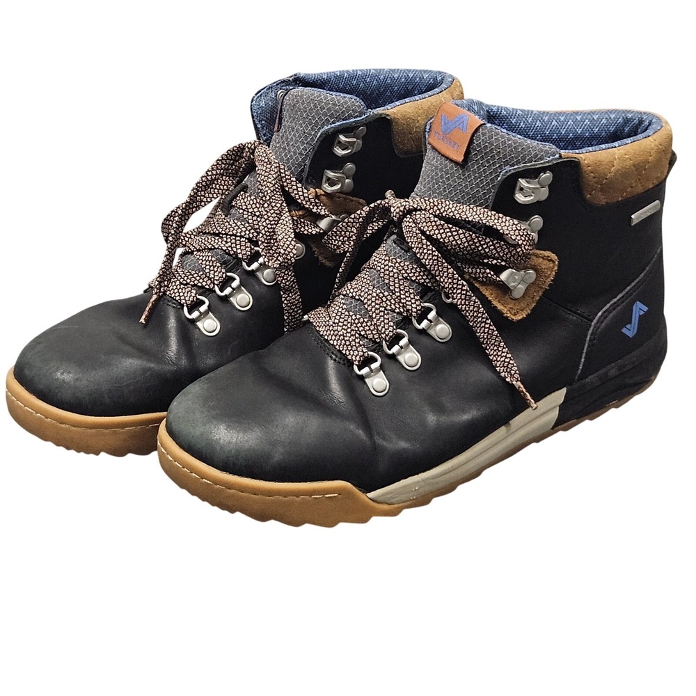 Forsake Hiking Boots Womens 9.5 Black Leather Waterproof Trail Shoes WFW16P1